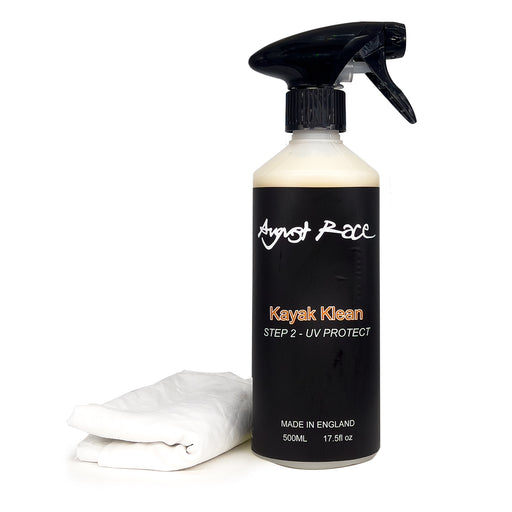 Kayak Klean Step 2 - Inflatable & Rigid Kayak UV Protector by August Race